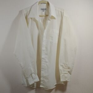 Elegant Cream Men's Dress Shirt
